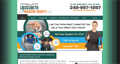 Desktop Screenshot of locksmithmadisonheights.com